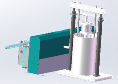 Mesin Butyl Extruder Mengisolasi Lini Produksi Kaca Untuk Menyebarkan Frame Aluminium Spacer Secara Merata