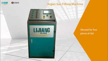 Manual Lini Produksi Kaca Manual Argon Gas Mengisi Mesin