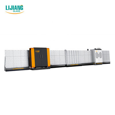 Flat Pressing External Lamination Insulating Glass Lini Produksi Mesin Dengan Pengisian Gas Argon