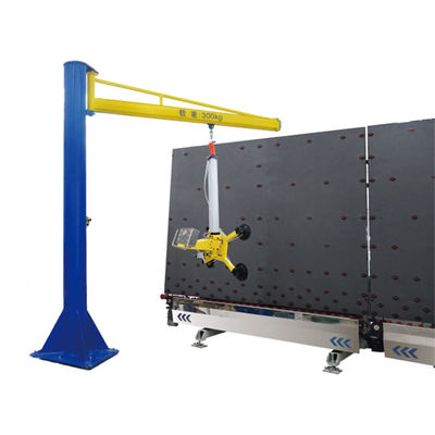 Automatic Cantilever Crane Glazing Lifting Equipment Memuat 600kgs 800kgs 1000kgs Glass Vacuum Suction Cups Lifters