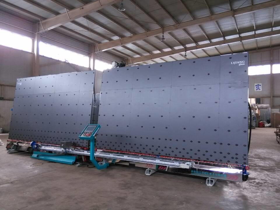 Vertikal Insulating Glass Line Produksi / Insulating Glass Sealing Robot 8 Servo Motors