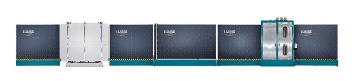 IGU Insulating Low-E Curtain Wall Tempered Offilne Coating Mesin Kaca Terisolasi E Rendah