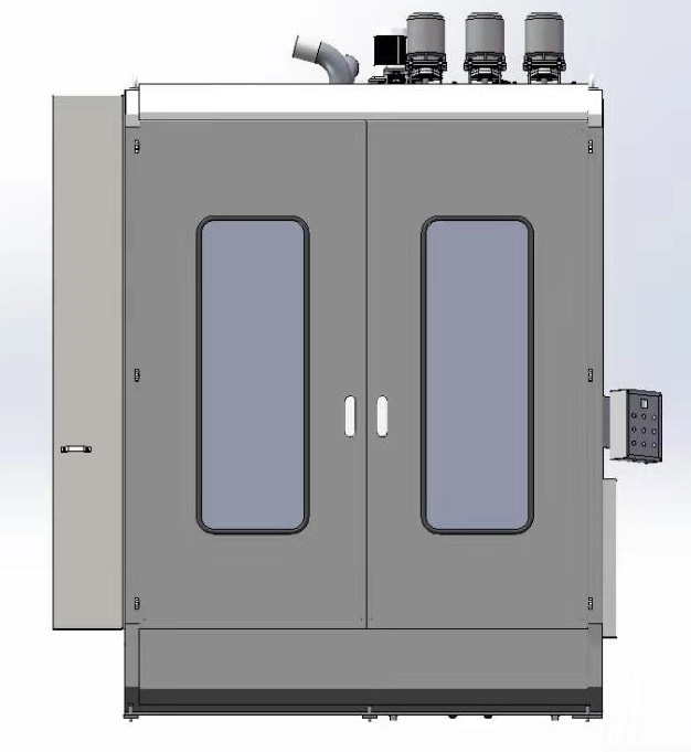 Konsumsi Daya Rendah Vertikal Kaca Mesin Cuci Ukuran Kaca 2000mm * 2500mm Max
