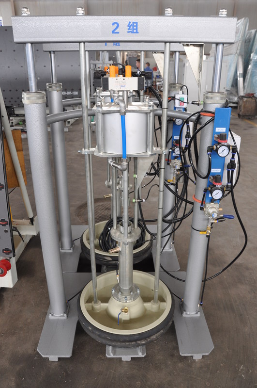 Max Kaca Szie 2500 * 4500mm Vertikal Isolasi Kaca Mesin / Mesin Penyegel Kaca Ganda