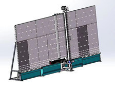 Mesin Penghapus Tepi Vertikal Cerdas Untuk Kaca E Rendah Dan Kaca Glazur Ganda