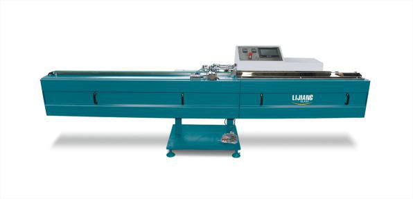 LJTB01 butyl extruder machine digunakan untuk menyebarkan frame aluminium spacer secara merata dengan hot melt butyl,