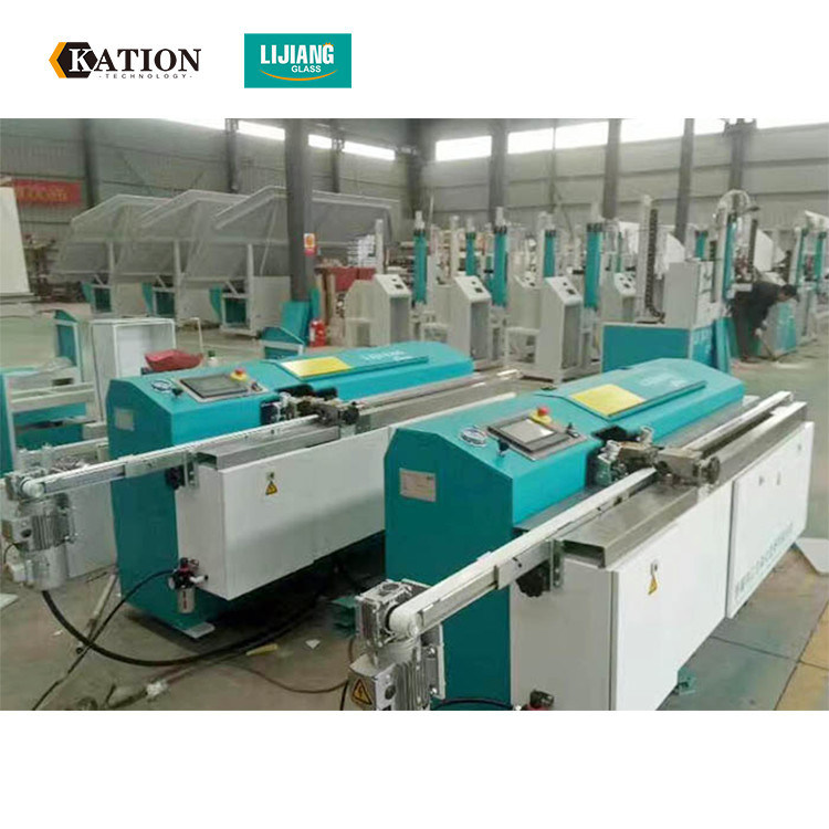 Peralatan Pengolahan Kaca Hollow Untuk Interval Strip Coating Automatic Butyl Adhesive Coating Machine