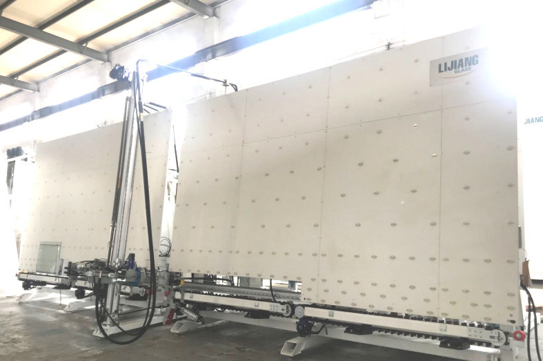 Automatic Insulating Glass Sealing Robot Machine Untuk Kaca Langkah 3 atau 4-sisi