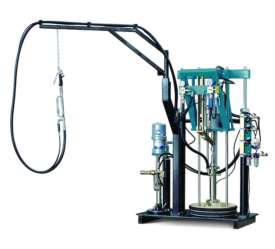 Mesin Penyegel Manual Termasuk Silicom Pump Freezer Dan Rotated Table Untuk Insulating Glass