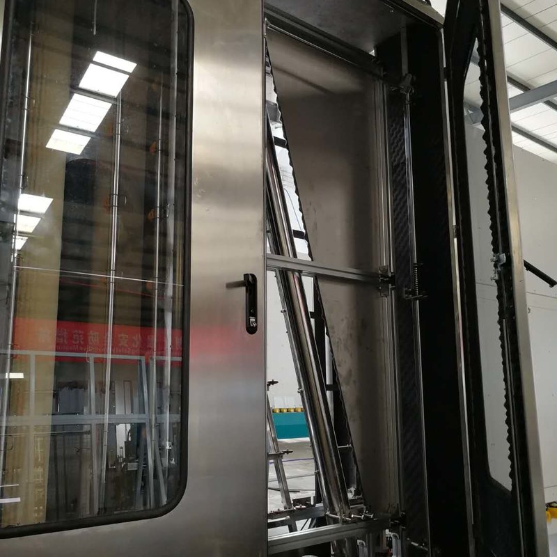 Vertical Insulating Glass Production Line, dapat memilih ukuran kaca minimum dan maksimum