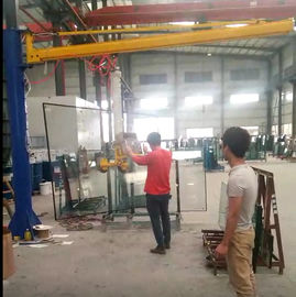 260 500 800 KG Glass Cantilever Jib Crane Dan Mesin Bongkar Pemuatan Kaca
