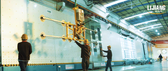 60mm Jumbo Isolasi Kaca Lini Produksi Mesin Cuci Kaca Vertikal